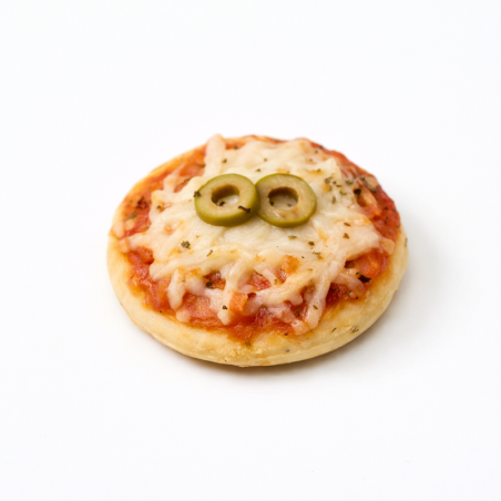 BB Pizzas Margherita & Olives Noires 4,5 cm – 6 pièces | Frozenia