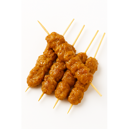 Brochettes de Poulet Satay surgelées – 6 pièces | Frozenia