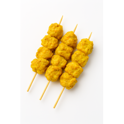 Brochettes de Poulet au Curry surgelées – 6 pièces | Frozenia