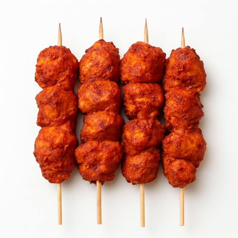 Brochettes de Poulet Tandoori surgelées – 6 pièces | Frozenia